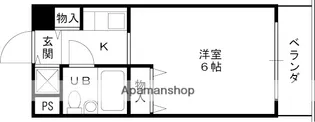 瑠璃甲東園【4階】の間取り