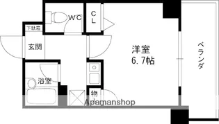 エスティライフ武庫之荘【3階】の間取り