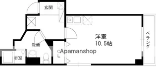 1Rの間取り画像