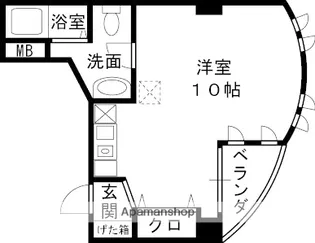 エレガンス西宮【401号室】の間取り