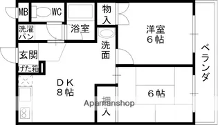 フェリシティ キア【4階】の間取り