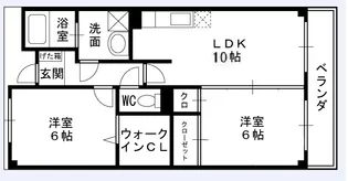 ミッテル・ハウス【1階】の間取り