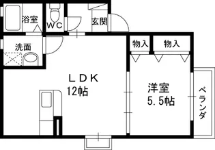 クレールメゾン【2階】の間取り