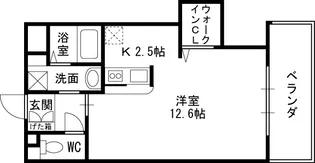 LIVRE COLLINE【306号室】の間取り
