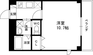 アンプルール フェール フリージア【306号室】の間取り