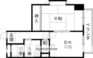 アースマンション【3階】の間取り