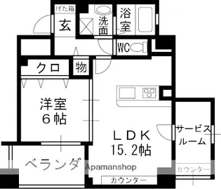プロスペリテ【3階】の間取り