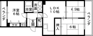 グランドールUM2【306号室】の間取り