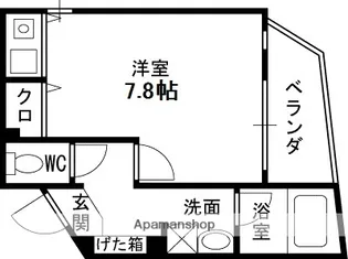 ノヴェル西宮【303号室】の間取り