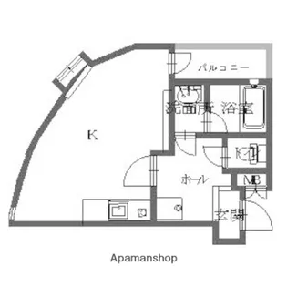 ノヴェル西宮【301号室】の間取り