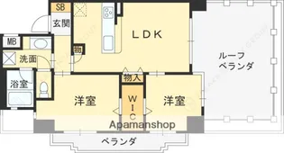 セレッソコート西宮北口リアライズ【201号室】の間取り