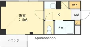 ハピネス園田【5階】の間取り