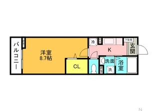 グランデイソラ【2階】の間取り