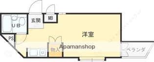 1Rの間取り画像