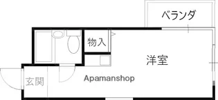 ダイドーメゾン西宮北口Ⅹ【410号室】の間取り