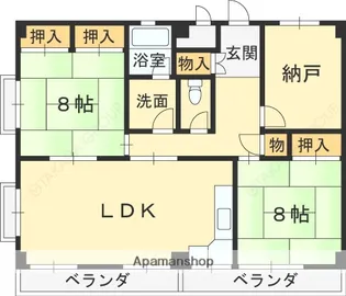 メゾン大徳【3階】の間取り