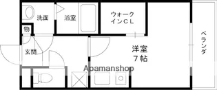 ルミネ甲東園【1階】の間取り
