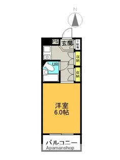 1Kの間取り画像