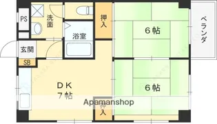 Reve甲東園I【4階】の間取り