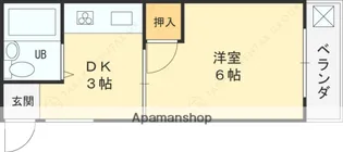 メゾン笠屋町【2階】の間取り