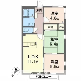 パストラルカーサ【2階】の間取り