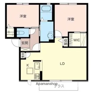 アトレ安堂寺【A102号室】の間取り