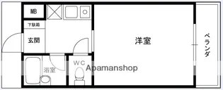 エルジャン夙川【310号室】の間取り