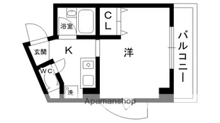 ハイツ北口【2階】の間取り