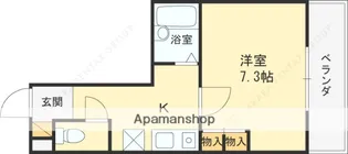 西宮SKYハイツ【2階】の間取り