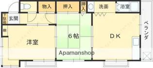 西宮グリーンハイツⅠ【2階】の間取り