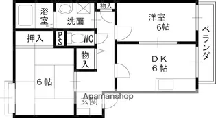 ハイム伊勢【1階】の間取り