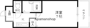 ヴィラカイチ【4階】の間取り