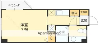 VIVE【201号室】の間取り