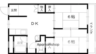 にしまちハイツ【1階】の間取り