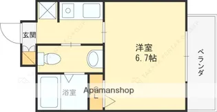 SWISS立花【3階】の間取り