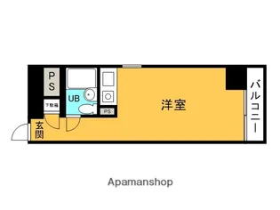ロワイヤル北野【3階】の間取り