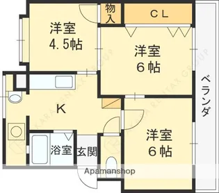 レオーネマンション【202号室】の間取り