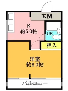 兵庫県西宮市上甲子園5丁目【マンション】の間取り