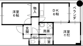 MIZUKI武庫之荘【1階】の間取り