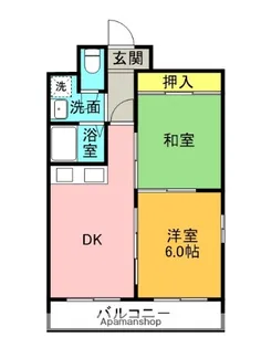 エスパシオ塚口【1階】の間取り