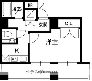 ラ・セーヌ西宮【11階】の間取り