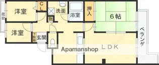 エバーグレイス西宮【4階】の間取り