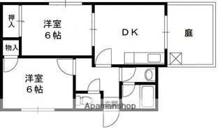 グランディア夙川I【1階】の間取り