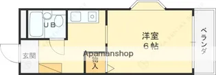 ONハイツ甲東園【101号室】の間取り