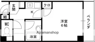 エトレ甲風園【3階】の間取り