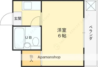 アネックス高座【2-C号室】の間取り