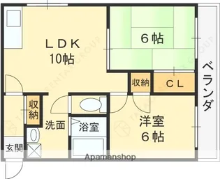 コーポHIRO【3階】の間取り