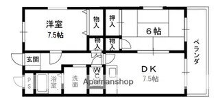 KMII夙川【3階】の間取り