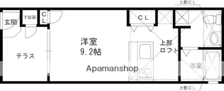 ノベルコート西宮【1階】の間取り