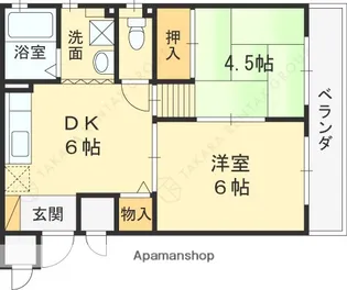 エスポワール【1階】の間取り
